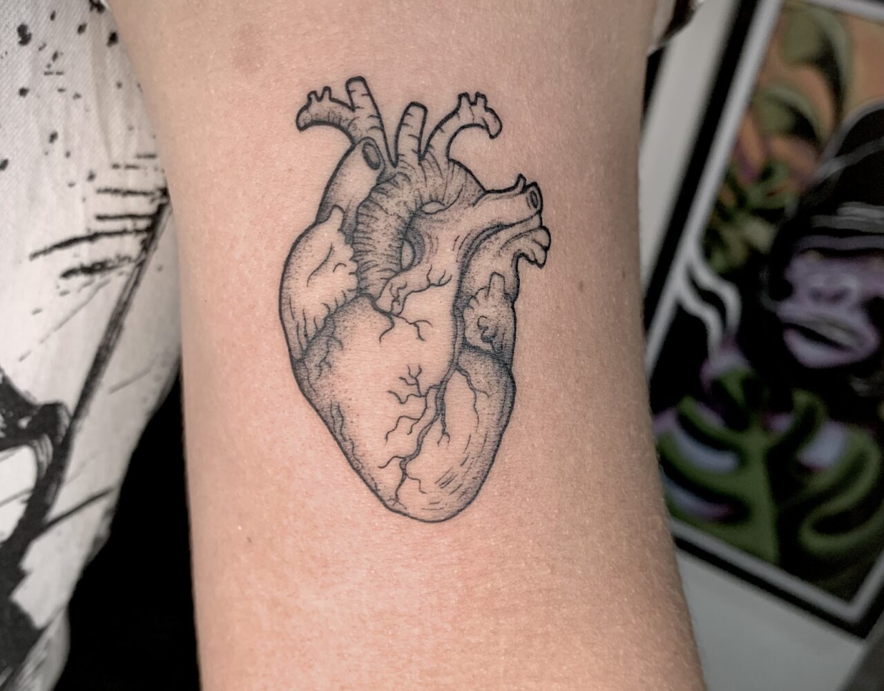 Un tatauje de corazón