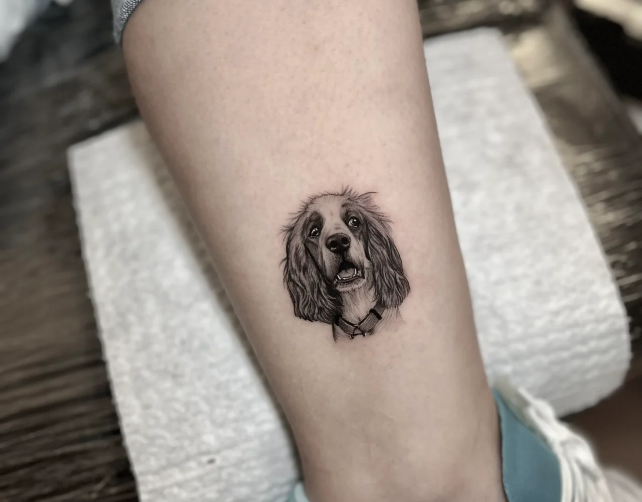 Tatuaje de perro pequeño